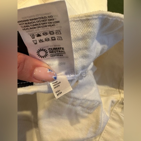 Reformation Wilder Belted High Rise Wide Leg Cropped Jeans - Picture 8 of 9